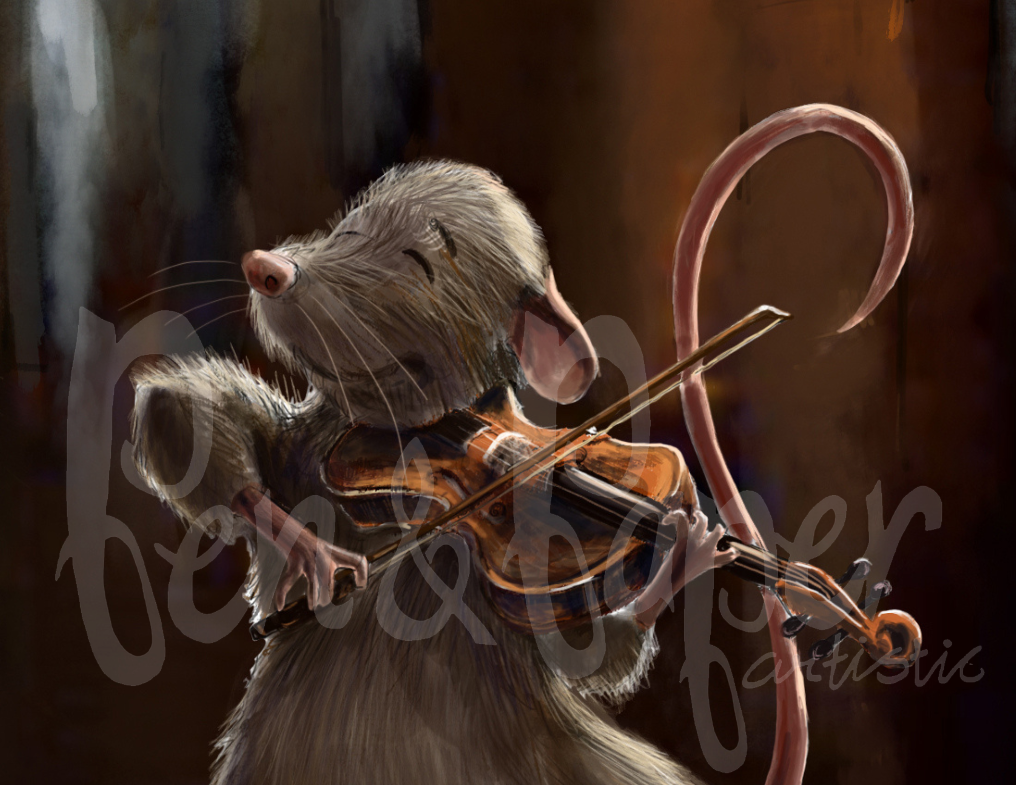 Muse playing In The Street Print