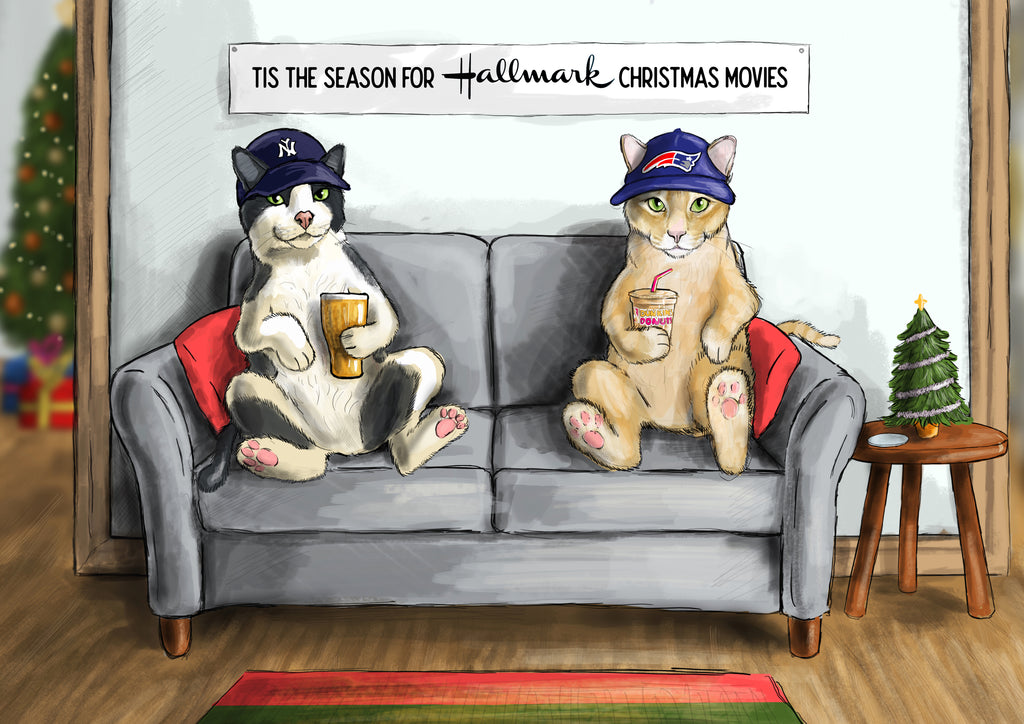 Themed Pet Portraits - Digital Drawing and Printed